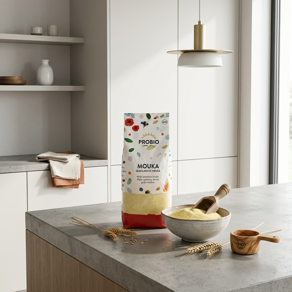 Semolinová mouka BIO hrubá - 400 g