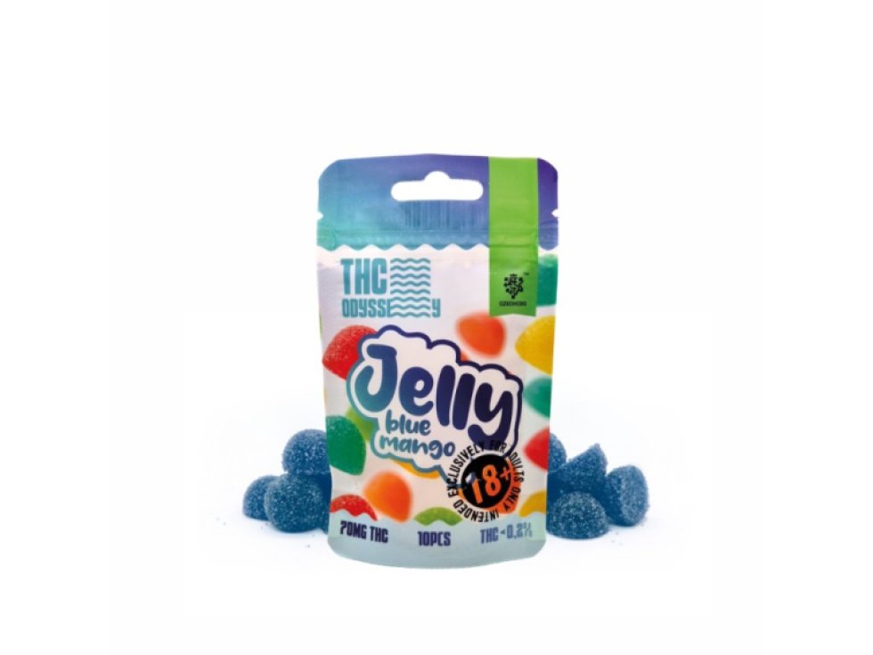 THC Odyssey Jelly Blue Mango 70mg