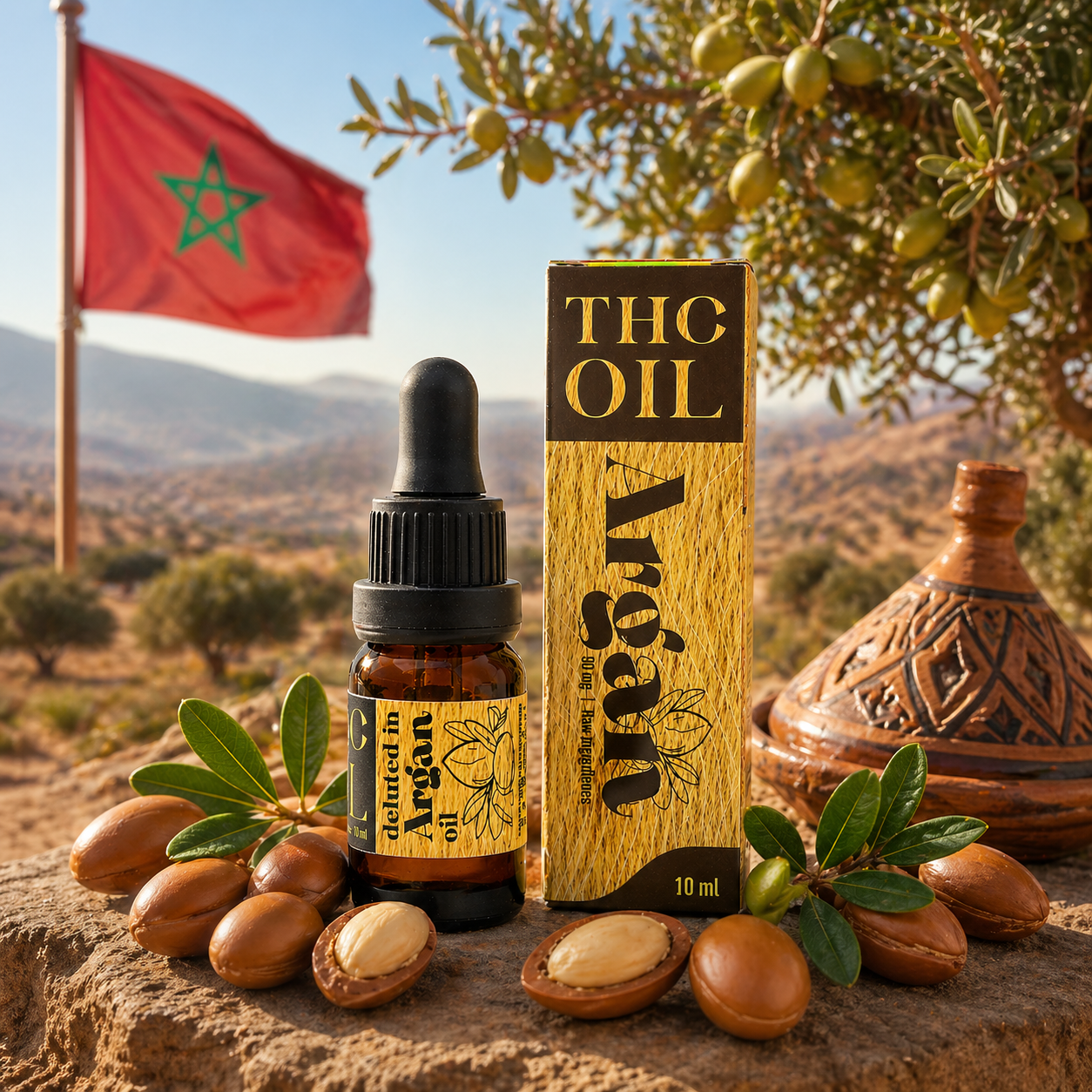 Olej THC arganowy 10ml