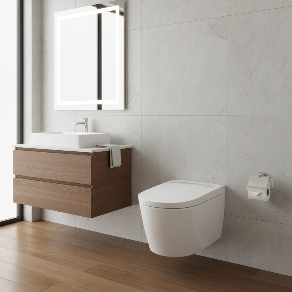 Bidetovací WC - JIKAclean MILA závěsný bílý rimless