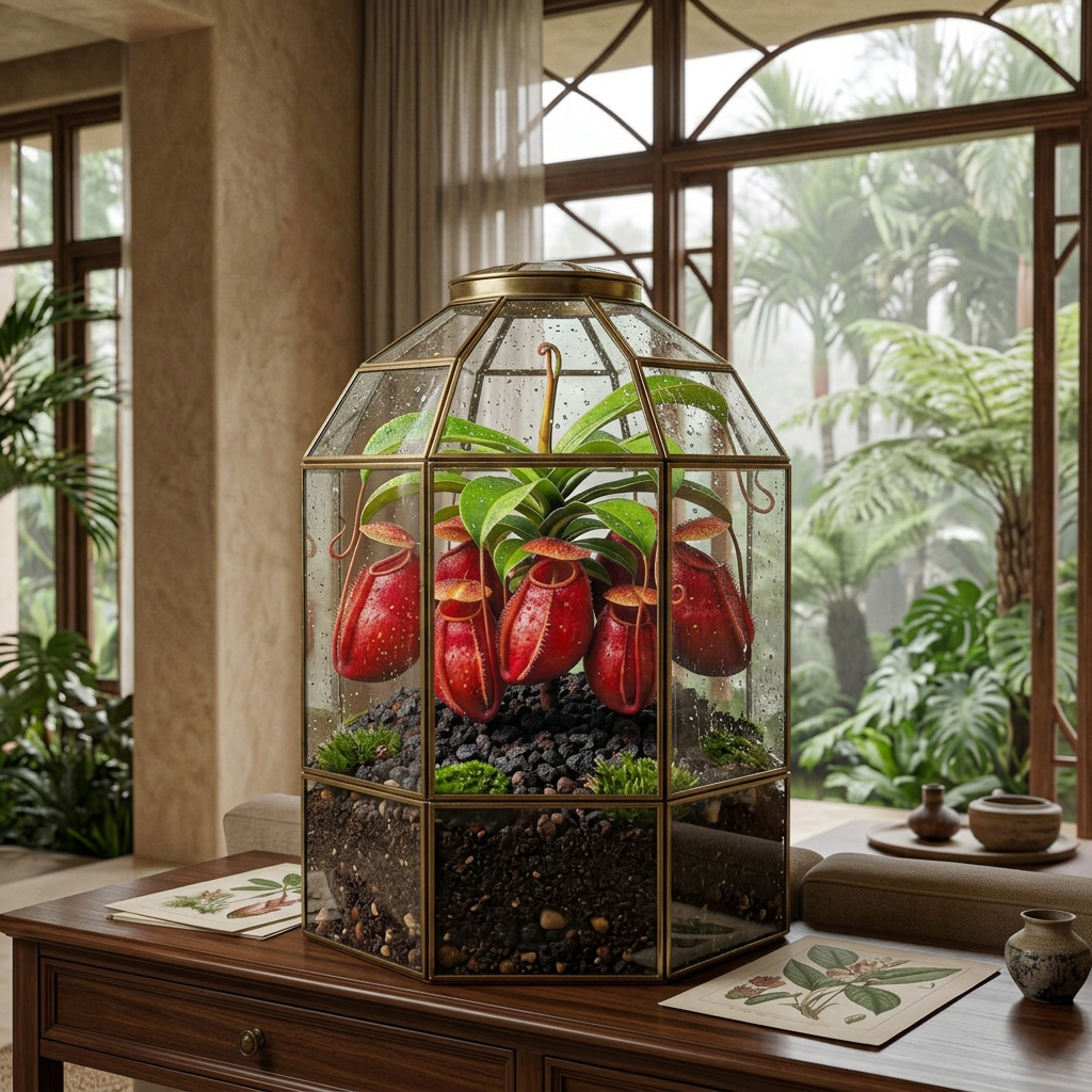 Aqua Art Nepenthes Ampullaria 'Red'