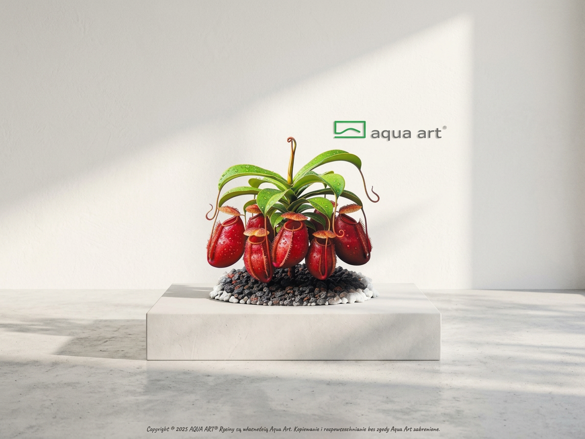 Aqua Art Nepenthes Ampullaria 'Red'