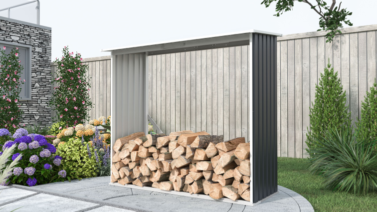 Přístřešek na dřevo G21 WOH 136 - 182 x 75 cm