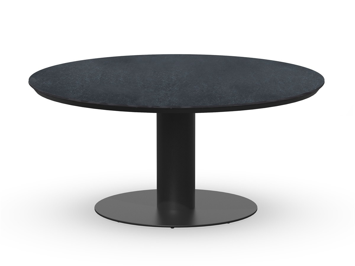 MORENO jídelní stůl béžový 150 cm kulatý, výška 75 cm