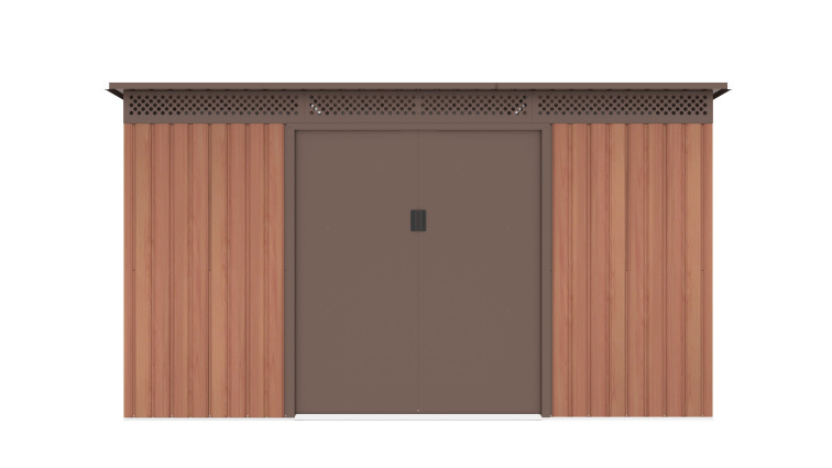 Zahradní domek G21 GRAH 700 - 340 x 187 x 206 cm, plechový