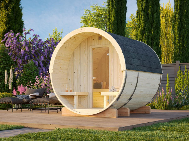 Sauna PALMAKO ANITA 1.3+0,7 m² outdoor
