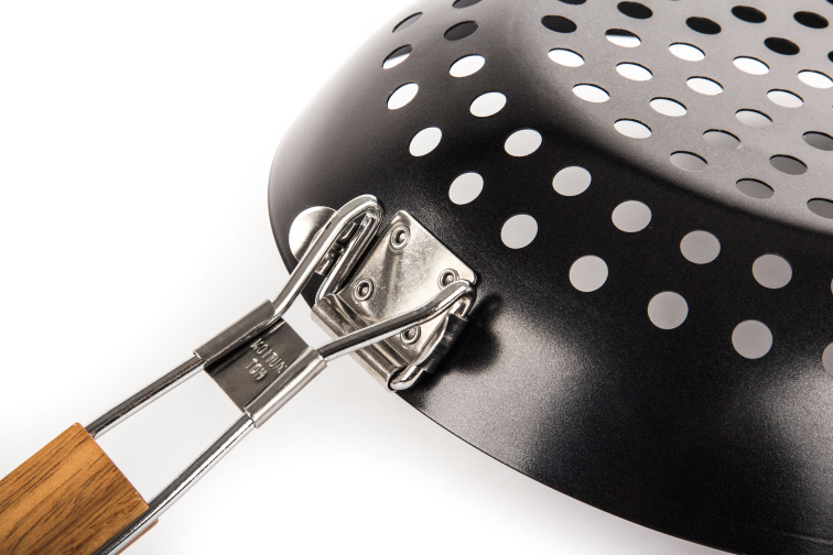 Grilovací pánev na gril kulatá s nepřilnavým povrchem