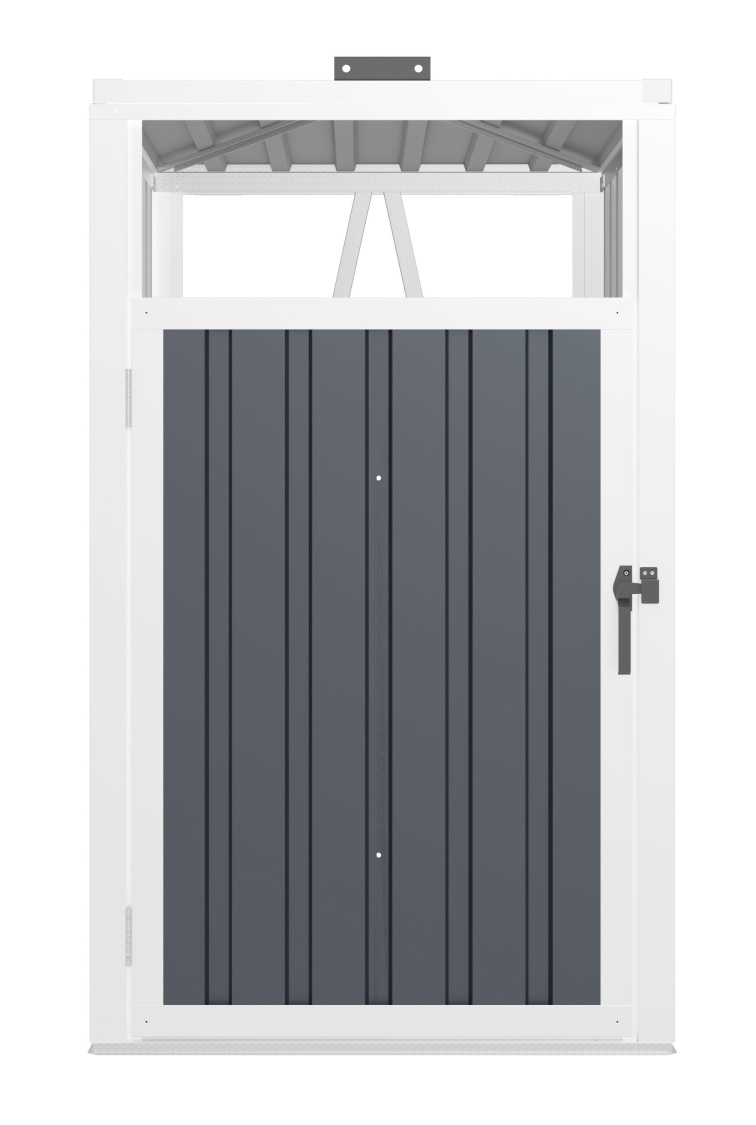 Přístřešek na odpadkové koše/popelnice G21 73x121x82 cm, antracitový plechový