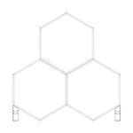 Podpěra G21 pro přístřešek na dřevo HEX, 2 ks/bal