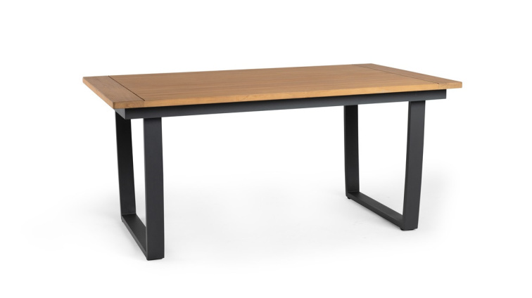 LIV jídelní stůl charcoal, deska stolu Trespa Marble 180