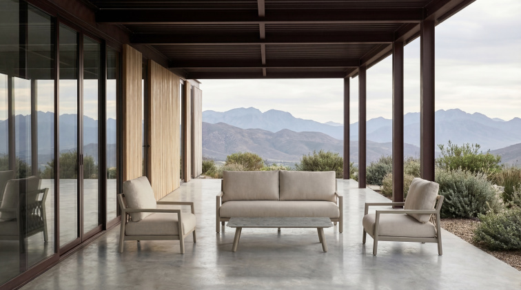 OASIS 3-sedačka s nastavitelným opěradlem béžová