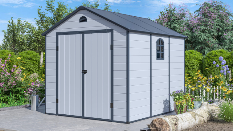 Zahradní domek G21 Boston 670 - 241 x 278 cm, plastový