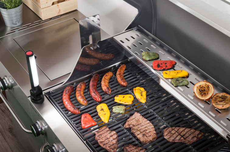 LED lampička s magnetem pro grily