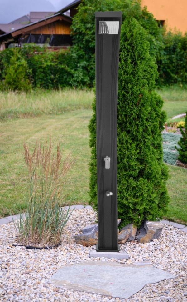 Solární sprcha G21 Della 30 l, černá hliníková