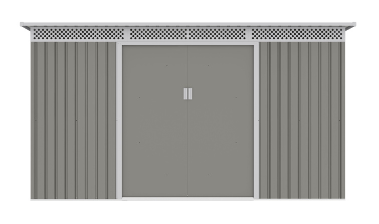 Zahradní domek G21 GRAH 483 - 340 x 184 x 142 cm, plechový