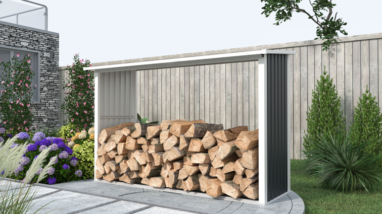 Přístřešek na dřevo G21 WOH 335 - 242 x 89 cm