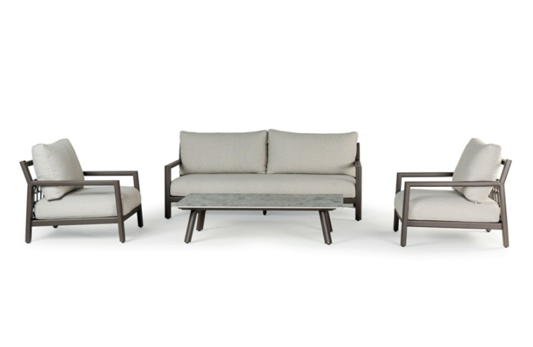 OASIS sedací souprava hnědá