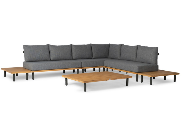 KYTSU sedací rohová souprava šedá