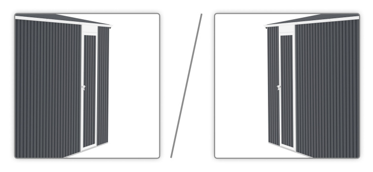 Plechová garáž Portland 1500, 338 x 448 cm, antracitová