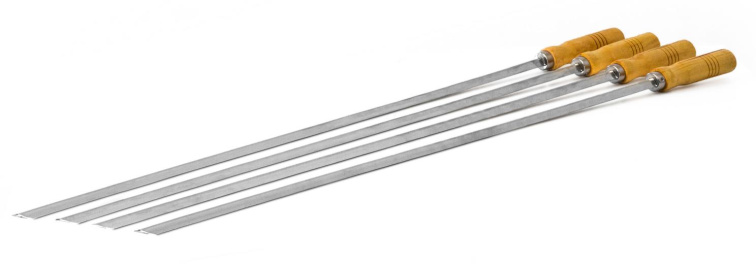 Grilovací jehly na špíz pro grily Montana a Oregon, 4 ks