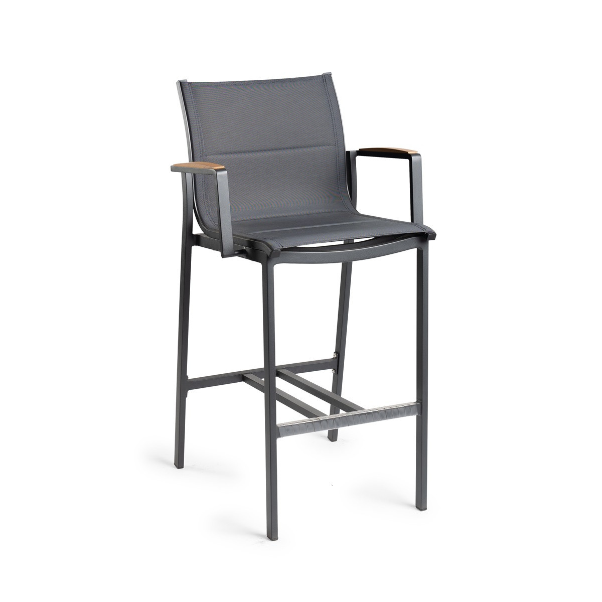 Barový stůl TEAK charcoal