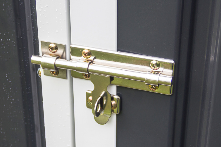 Plechová garáž Portland 1500, 338 x 448 cm, antracitová