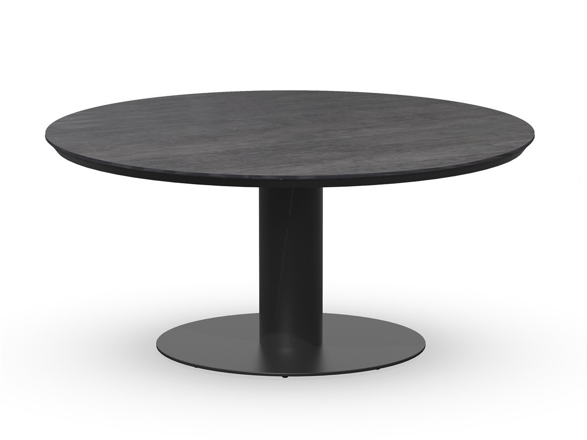 MORENO jídelní stůl béžový 150 cm kulatý, výška 75 cm