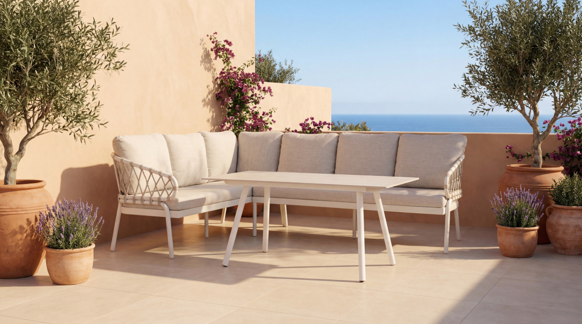 Natal jídelní souprava krémová levá