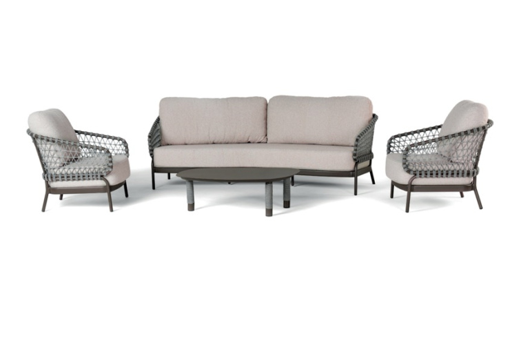 JUNO sedací souprava hnědá