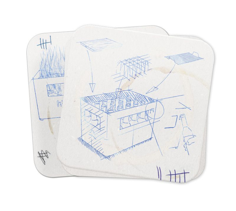 Stylové ohniště a gril BEER BOX na dřevo