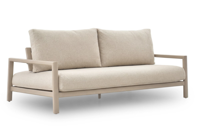 OASIS 3-sedačka s nastavitelným opěradlem béžová