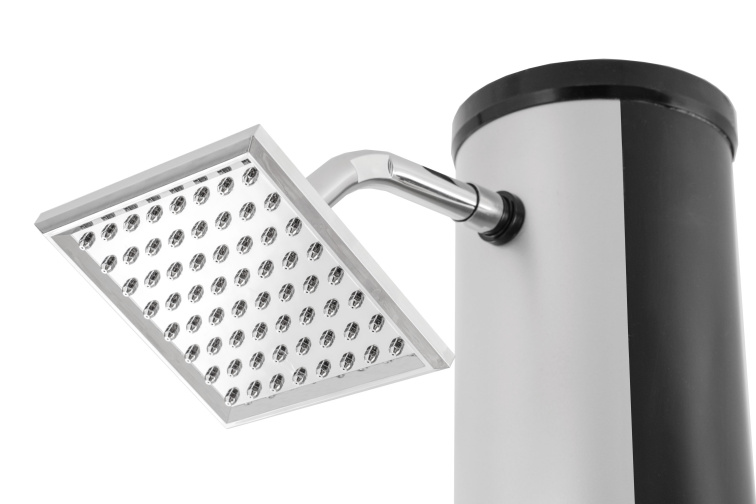 Solární sprcha G21 Helen 40 l, černo-stříbrná