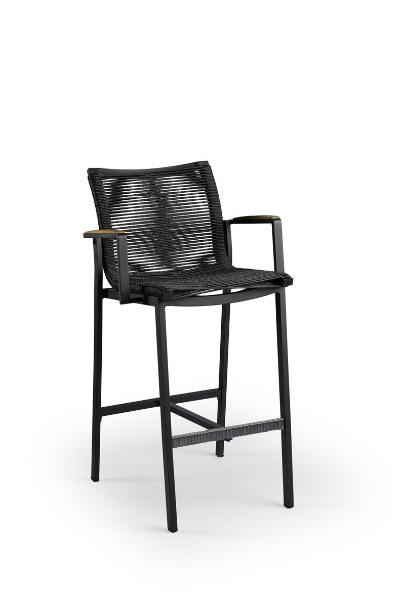 Barový stůl TEAK charcoal