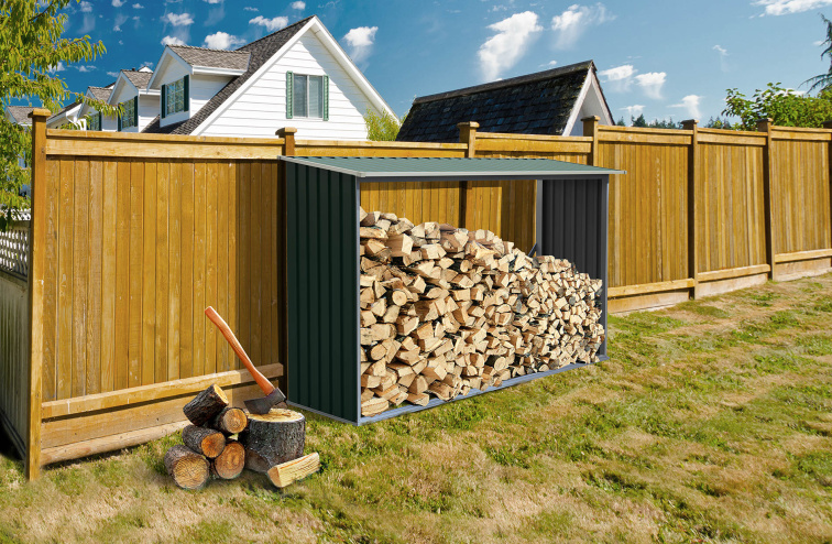 Přístřešek na dřevo G21 WOH 181 - 242 x 75 cm