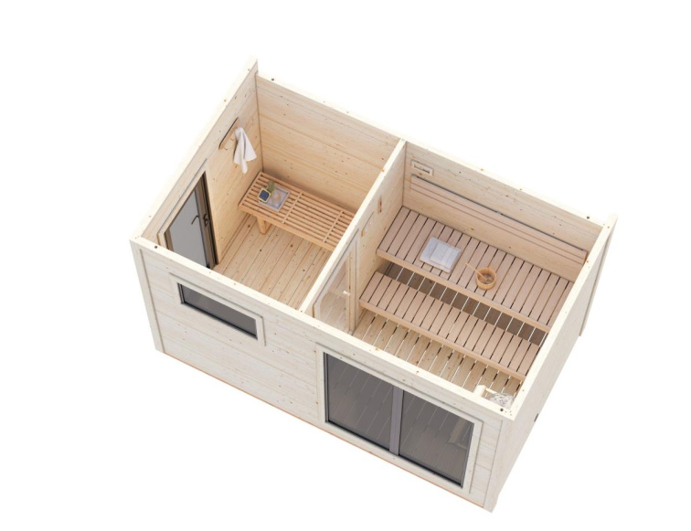 Sauna PALMAKO GRACE 8,2 m² outdoor