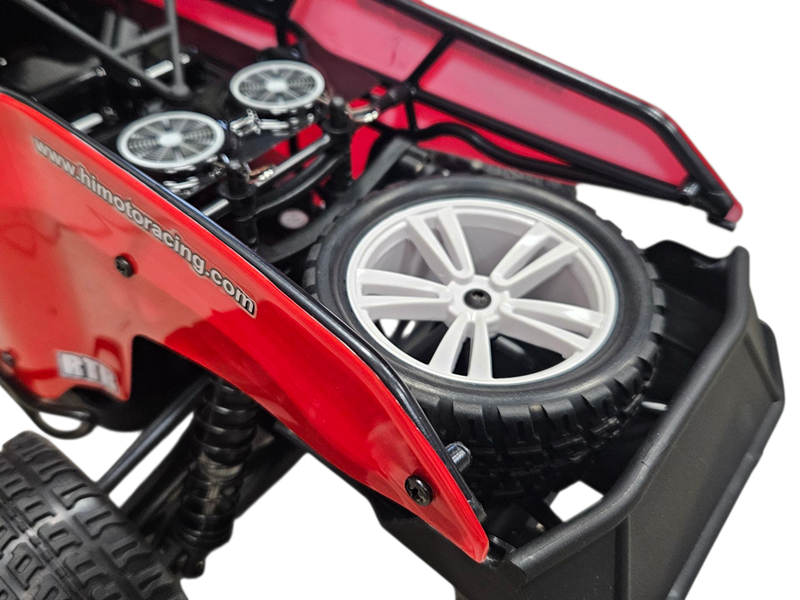 RC auto Himoto Desert Buggy Dirt Whip 4WD RTR 1:10 (cervena)