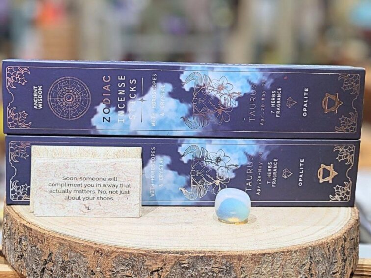 Vonné tyčinky – znamení Býk; s opalitem