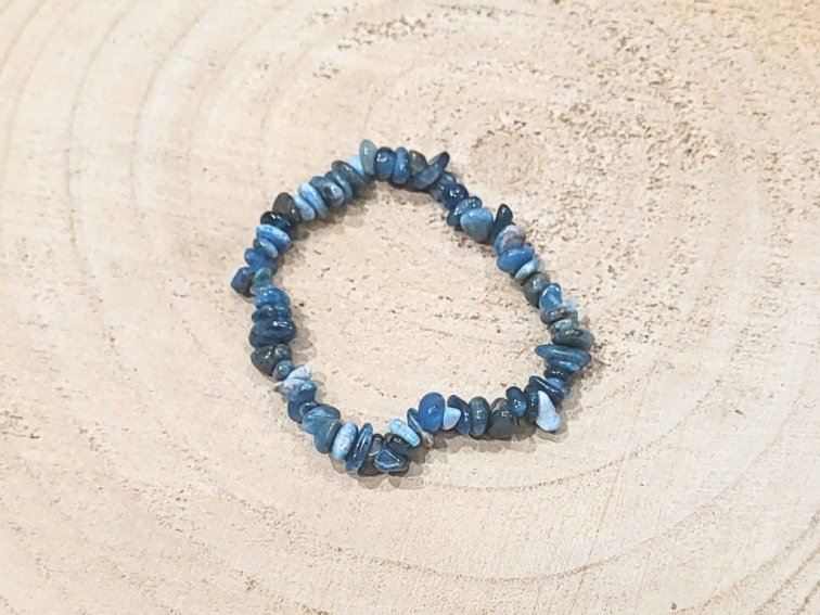 Apatit - náramek; 5-10mm - sekaný