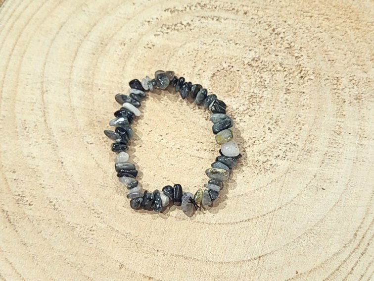 Sokolí oko - náramek; 5-10mm - sekaný