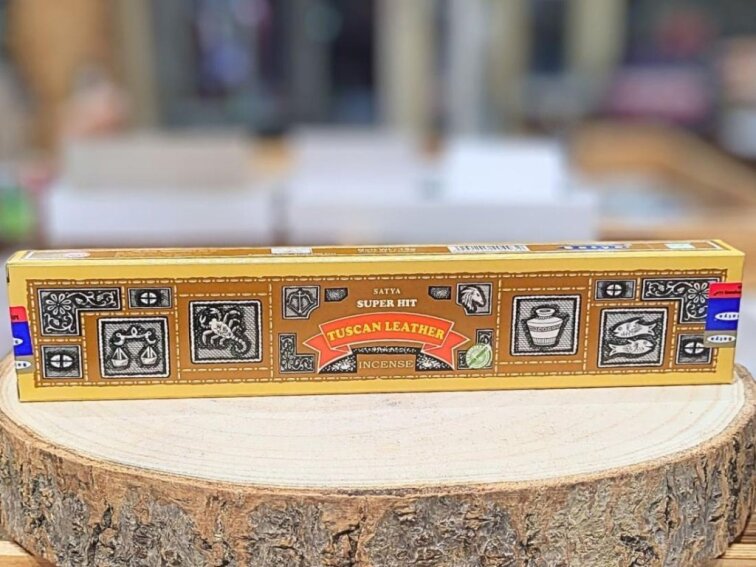 Vonné tyčinky - Satya; Tuscan Leather