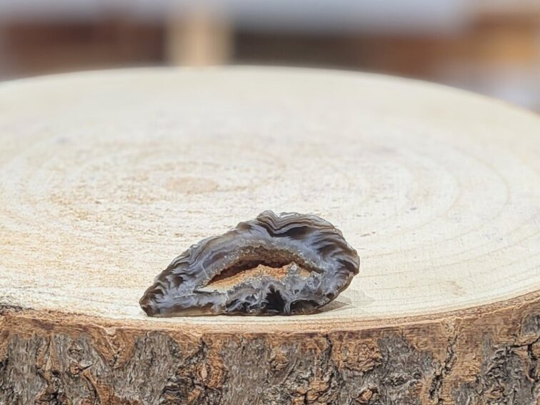 Achát - geoda; 40-50mm