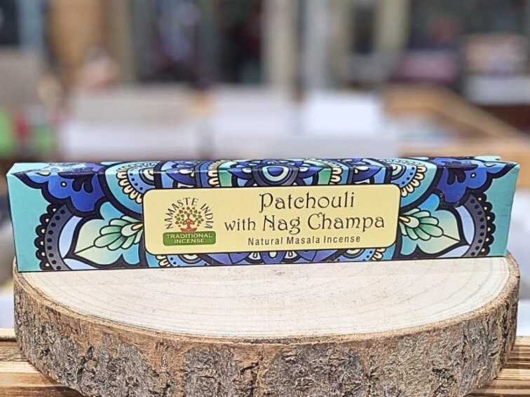 Vonné tyčinky - Namaste India; Patchouli with Nag Champa