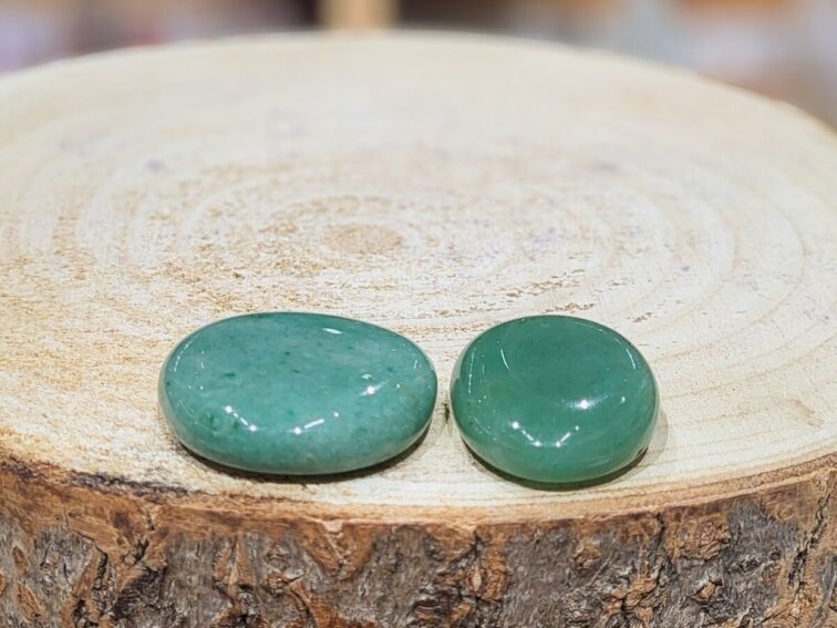 Avanturín - placka tromlovaný kámen; 40-43mm