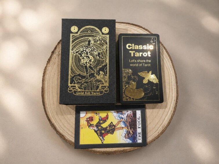 Tarotové karty Gold Foil