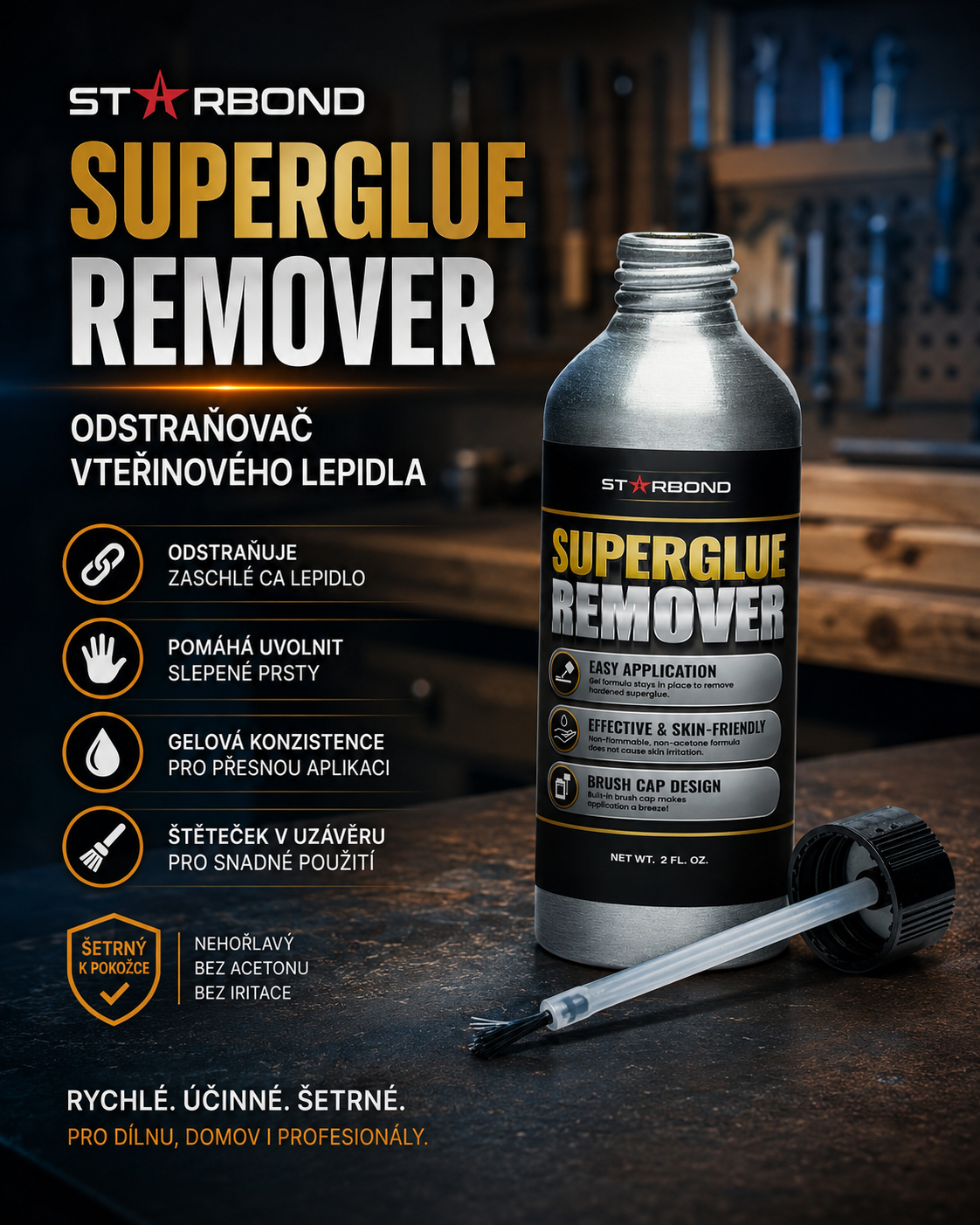 Starbond Superglue Remover - Odstraňovač vteřinového lepidla 59 ml