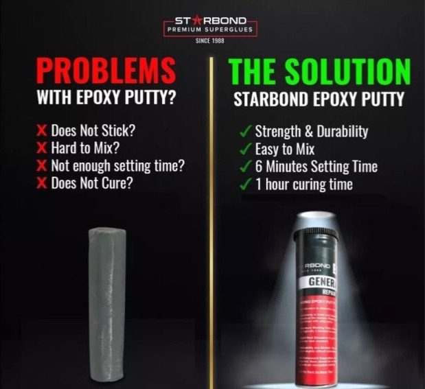 Starbond Black Epoxy Putty