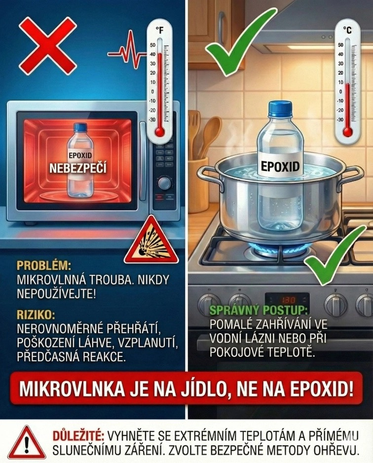 Zima, epoxid a doprava: Co když vám přijde pryskyřice zamrzlá?