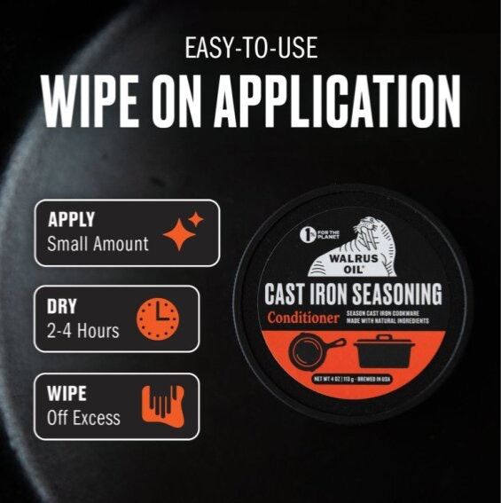 Walrus Oil CAST IRON SEASONING