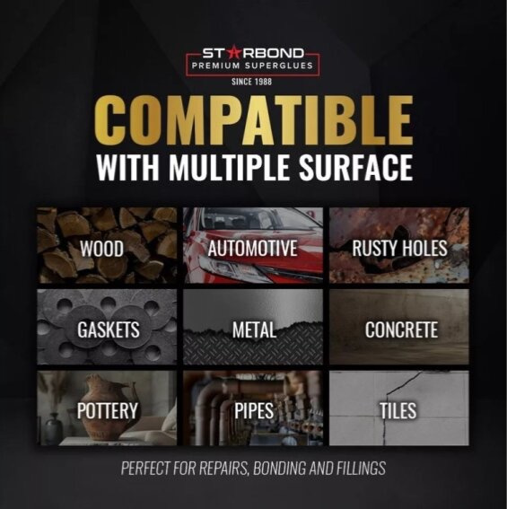 Starbond Black Epoxy Putty