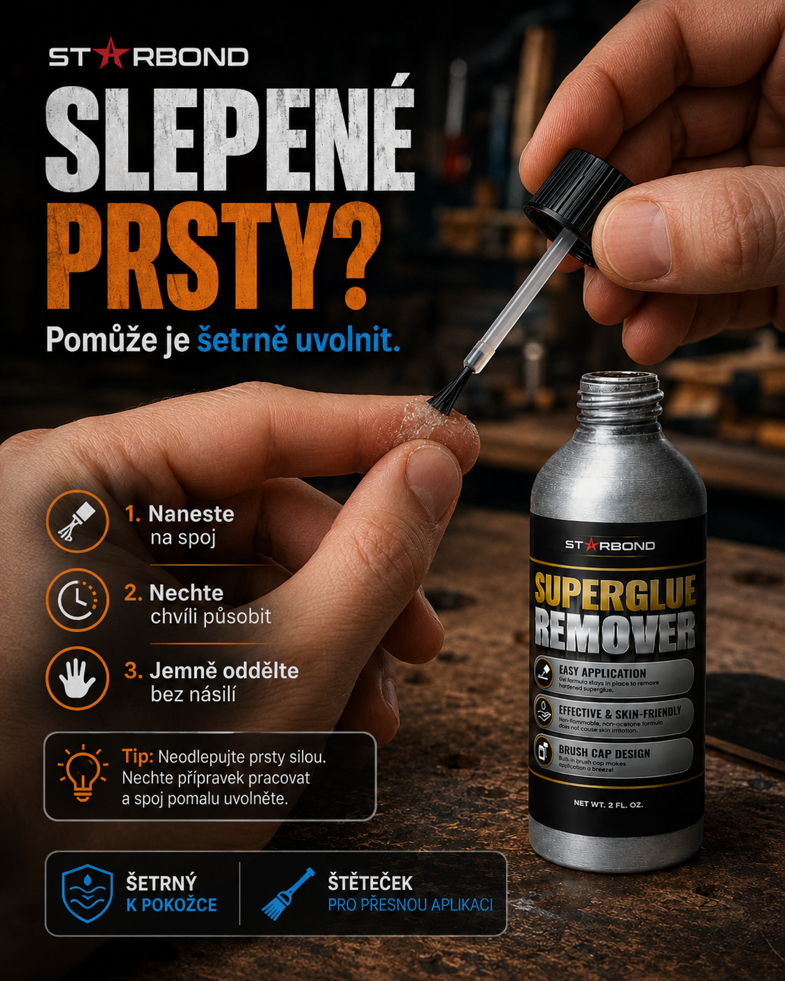 Starbond Superglue Remover - Odstraňovač vteřinového lepidla 59 ml